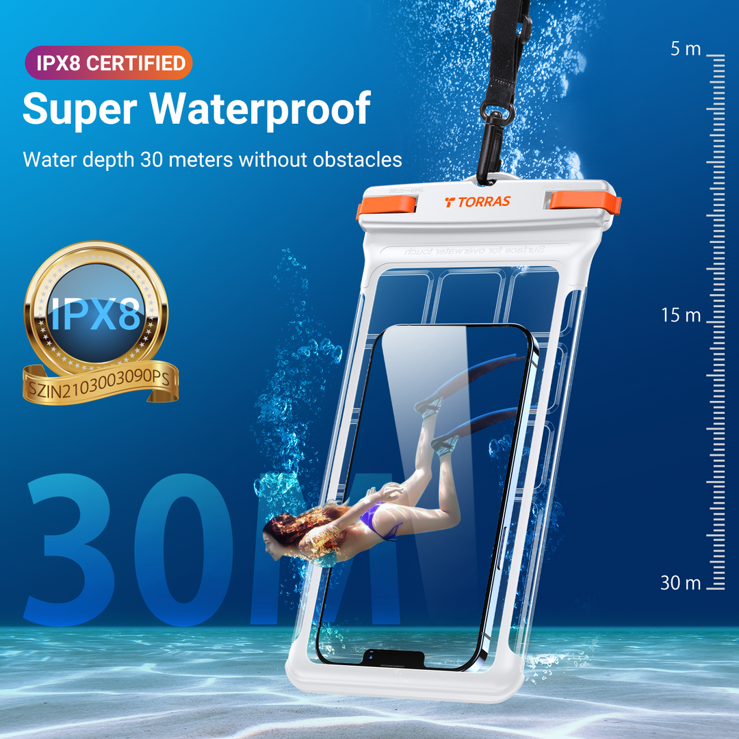 TORRAS Ice Cube 電話防水袋 8.0 inch